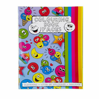 A4 Smiley Bojanka s Naljepnicama (12 Komada)
