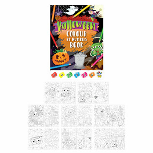 Bojanka Bojanje po brojevima - Halloween (48 kom.)
