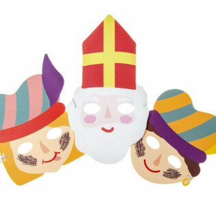 SINTERKLAAS - PJENASTE MASKE SV. NIKOLA I PIET (48 kom.)