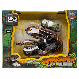 LANSER AUTOMOBILA DINOSAUR - LUKSUZNA POKLON KUTIJA (2 KOMADA)