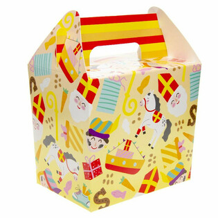 SINTERKLAAS MENU KUTIJA / KUTIJICA ZA DAROVE 14x10x17 cm (12 kom.)