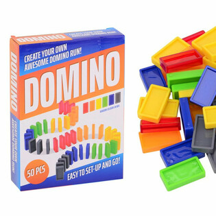 Domino Set za Igru - 50 Pločica u Poklon Kutiji