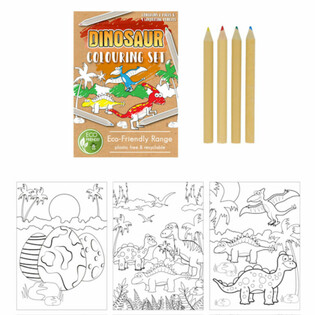 Set za crtanje Dinosaurus ECO FRIENDLY (25 komada)