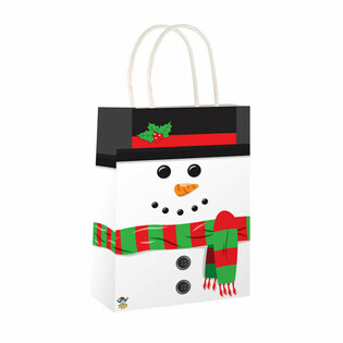 Božićne Papirnate Vrećice Snjegović s Ručkama (24 komada)