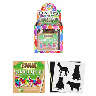 ECO FRIENDLY - GREBALICA S MAGIČNIM BOJAMA - DOMAĆE ŽIVOTINJE U DISPLAYU (108 kom.)