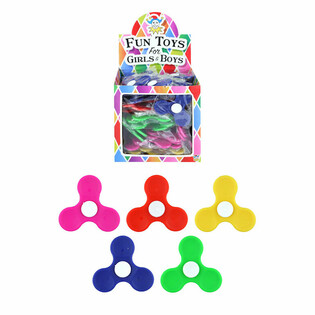 Plastični Fidget Spinneri u Displayu - Mix Boja (100 kom.)