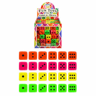 Kockice 2,5 cm u displayu - Mix boja (125 komada)