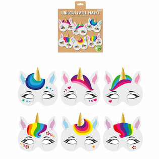 EKOLO&Scaron;KE - PAPIRNATE MASKE JEDNOROG (12 komada)