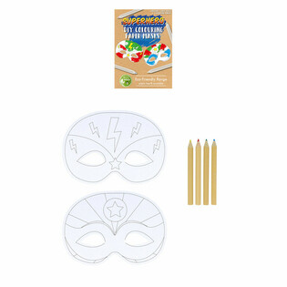 Ekolo&scaron;ki prihvatljive maske superjunaka za bojanje (12 komada)