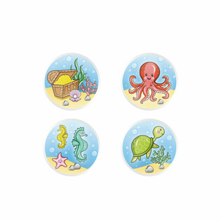 MIX SEA LIFE / MORSKE ŽIVOTINJE - SKOČICE &Oslash;3.3 cm (100 kom)