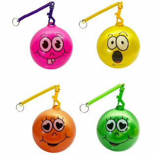 SMILEY LOPTA S UZICOM / BUNGEE LOPTA &Oslash;23 cm (10 kom.)