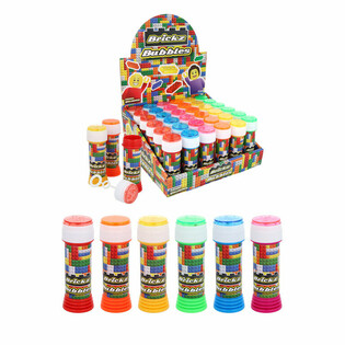 Puhač mjehurića Brickz / Kockice 50ml - Display (36 kom.)