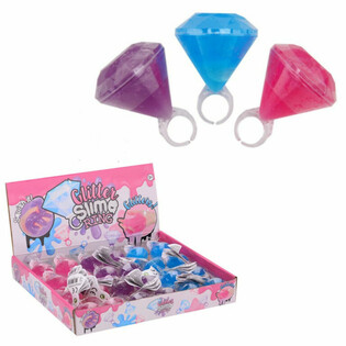 SVJETLUCAVI SLIME PRSTENOVI U DISPLAYU (24 kom.)
