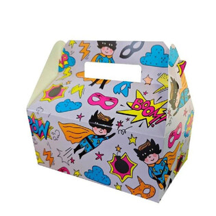 Kutija za Dječji Menu Superhero - 22,5 x 12 x 9,5 cm (24 kom.)