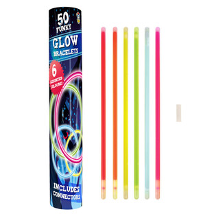Svijetleće Narukvice Glow - 50 Komada u Tubi (Display 12 kom.)