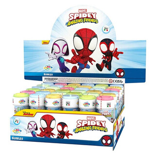 Spidey Spiderman Amazing Friends Mjehurići od Sapuna - 60ml - Display (36 kom.)