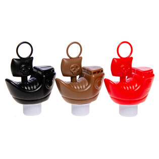 Piratski Brod za Pecanje Patkica - Mix Boja - 8 cm (15 kom)