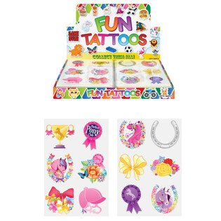 ZABAVNE TETOVAŽE - MODEL: PONI U DISPLAYU (96 kom.)