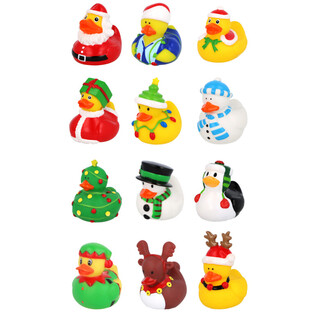 Mix Božićne Patkice 6cm (12 komada) - Blagdanski Poklončići