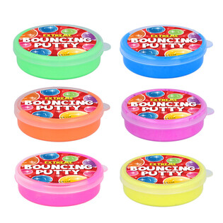 Skočko Plastelin Bouncing Putty, 10g - Miks Boja (6 kom.)