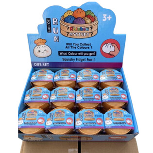 RAGE - Squishy Bun Dumplings MALI (5.3x5.3x4.1 cm) - Viral 2026 Fidget Toy (24 kom.)
