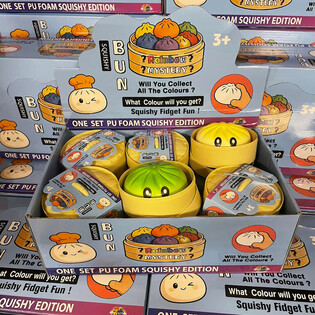 RAGE - Squishy Bun Dumplings VELIKI - ONE SET PU FOAM SQUISHY EDITION (12 kom.)