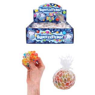 Mrežaste Loptice SQUEEZY BEADZ u Displayu (36 kom.)