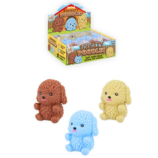 Rastezljive Squishy Pudlice u Display Kutiji (12 komada)