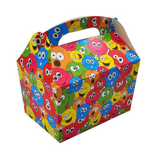 KUTIJA ZA DJEČJI MENU: SMILEY - Dim. 18.5x12x19 CM - FOODBOX - KIDSBOX (24 kom.)