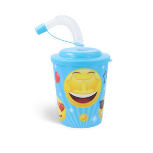 ČA&Scaron;A ZA PIĆE / SLADOLED SA SLAMKOM - SMILEY (12 kom.)