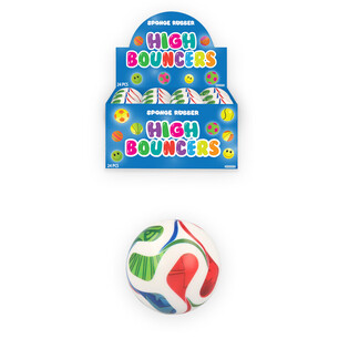 SKAKUTAVA LOPTICA HIGH BOUNCE NOGOMET - U DISPLAYU (24 kom.)