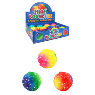 SKOČICA HIGH BOUNCE RAINBOW SPACE - U DISPLAYU (12 kom.)