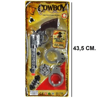 KAUBOJSKI SET NA KARTONU - MODEL 5 (6 kom.)