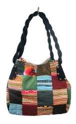 B-Fair Patchwork Torba Mala Crna - Ručni Rad (1 kom)