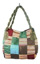 B-FAIR PATCHWORK TORBA MALA ZELENA (1 kom.)