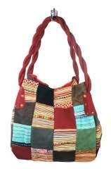 B-FAIR Patchwork Torba Mala Crvena