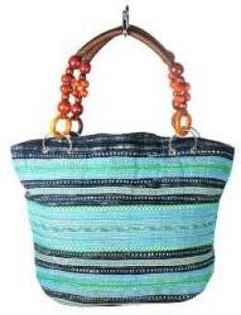 B-FAIR Torba Beads Smeđa/Svijetloplava (1 kom)