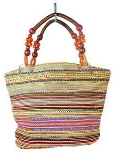 B-Fair Torba Beads Smeđa s Ručkom od Perli (1 kom) | Art. 97744