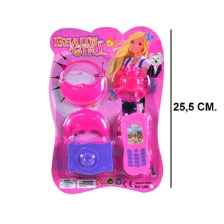 Kozmetički set Beauty Girl na kartici (6 kom.)