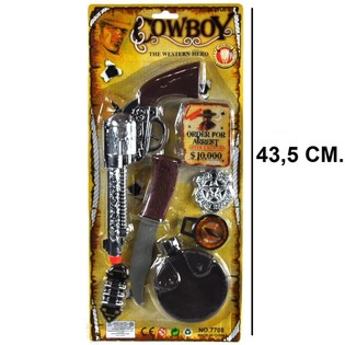 KAUBOJSKI SET NA KARTICI - MODEL 4 (6 kom.)