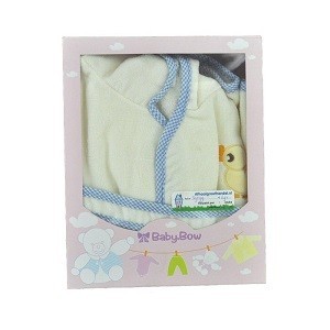 Dječji Ogrtač za Kupanje BABY BOW Žuti / Plavi