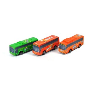 PULL BACK AUTOBUS 11 CM (12 kom.)